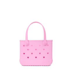 Bitty Bogg Bag - Cut Out Heart Pink Taffy